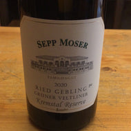 Sepp Moser ‘20 Gruner Veltliner Ried Gebling