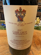 Marchesi di Gresy ‘17 Barbaresco Camp Gros Martinenga Riserva 1.5L