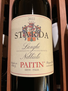 Paitin ‘22 Nebbiolo Starda