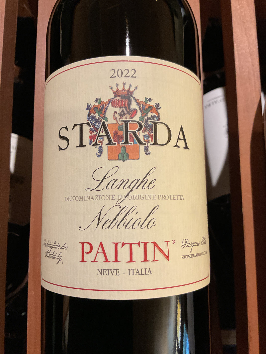 Paitin ‘22 Nebbiolo Starda