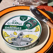 La Curiosa Small Sardines w/ Lemon in Olive Oil, 4.2oz