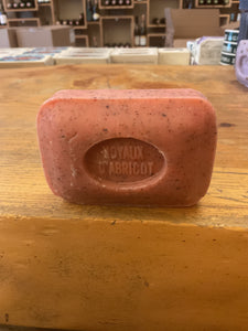 Au Savon de Marseille scented soap bars crushed Apricot 100 g