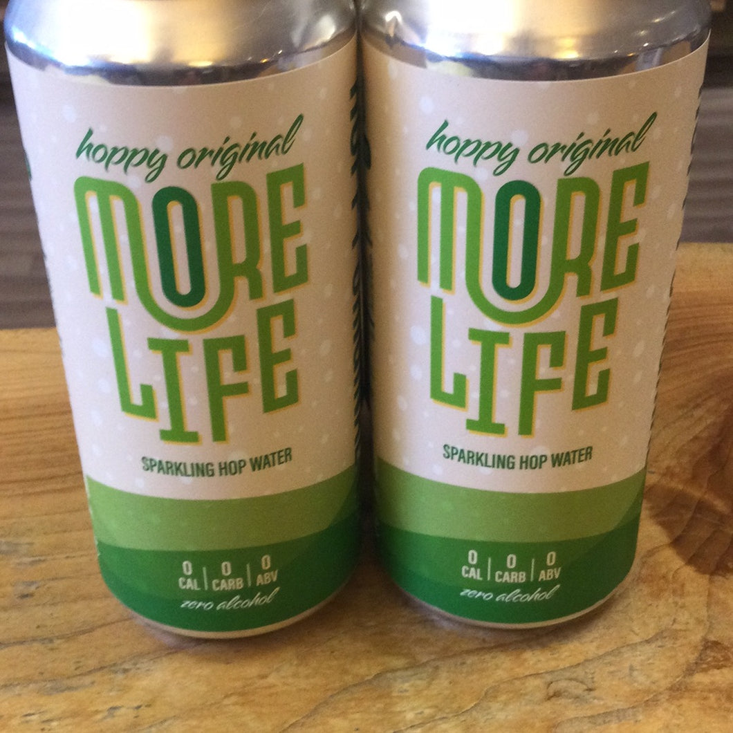 More Life Sparkling Hop Water 4 pk