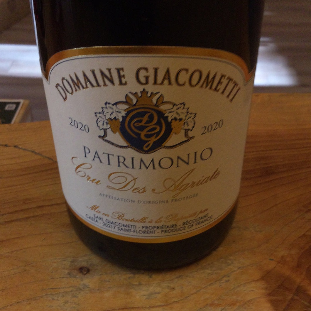 Domaine Giacometti ‘20 Patrimonio Cru des Agriate