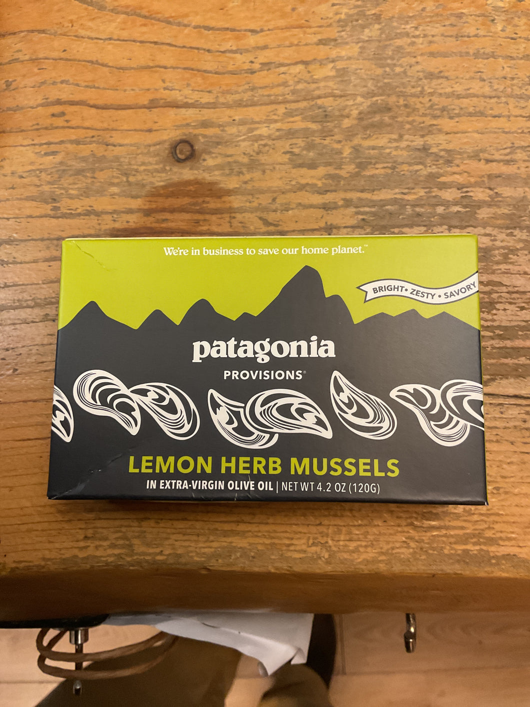 Patagonia Provisions lemon herb mussels 4.2 oz