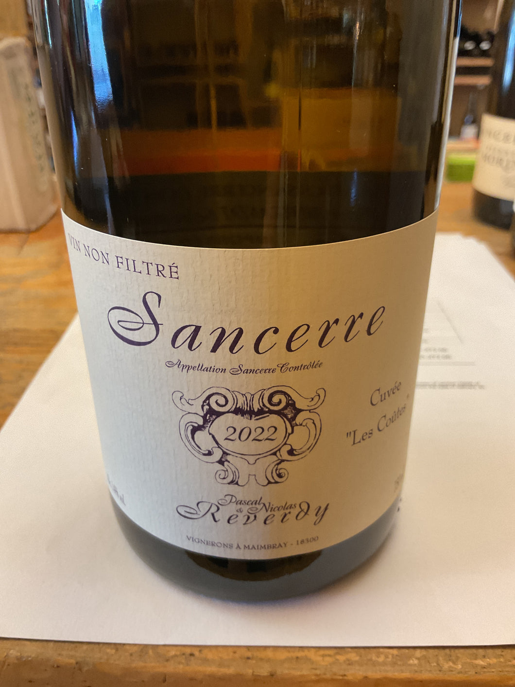Pascal & Nicolas Reverdy ‘22 Sancerre Les Coutes