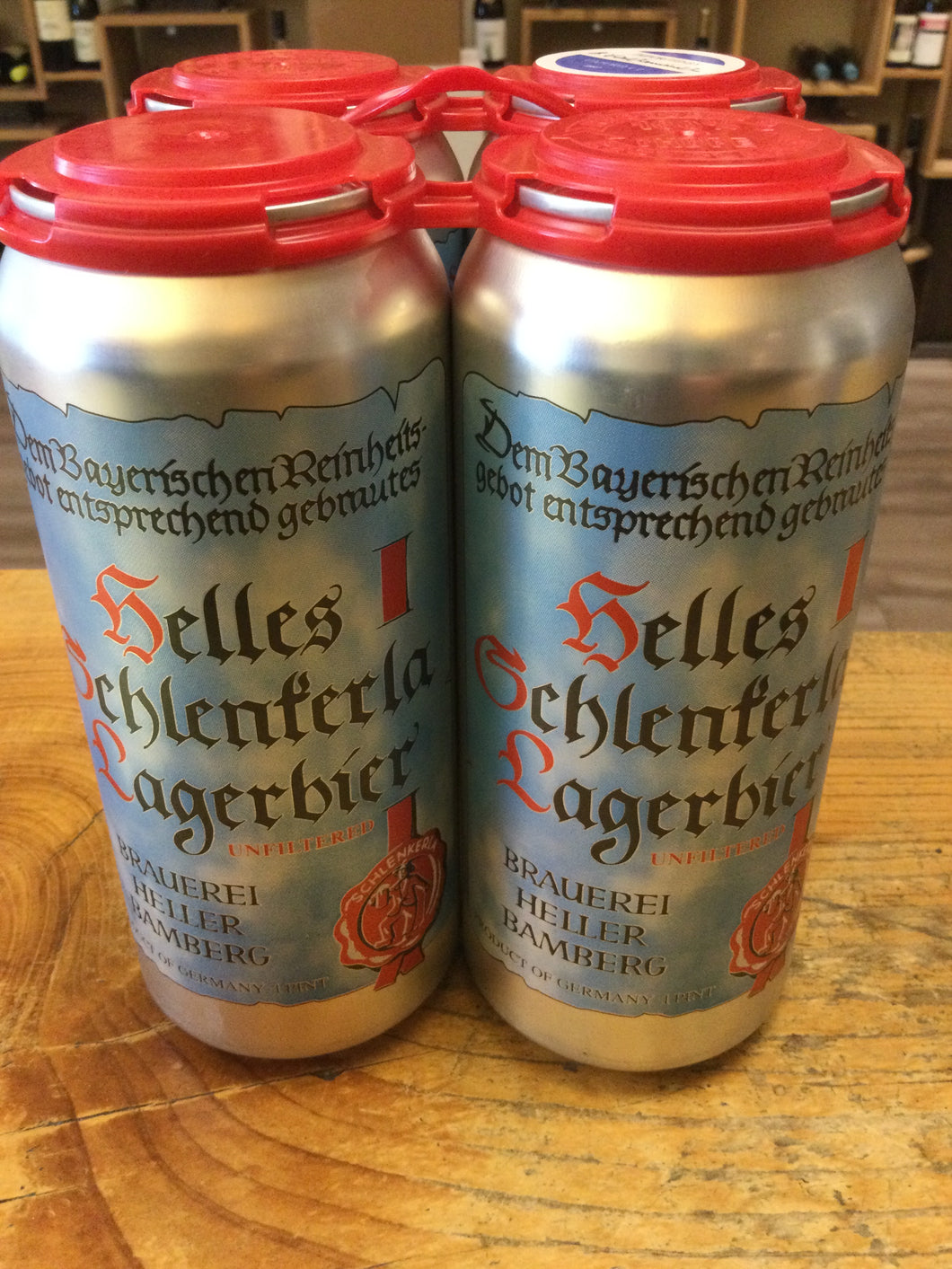 Aecht Schlenkerla Helles Lager cans 4 pk