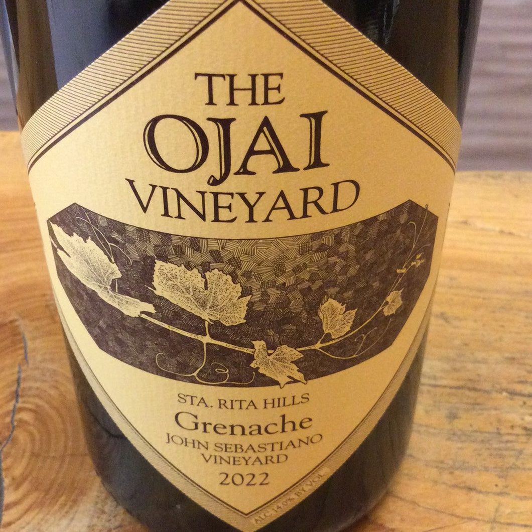 Ojai Vineyard ‘22 Grenache John Sebastiano Vyd