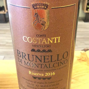 Costanti ‘16 Brunello di Montalcino Riserva