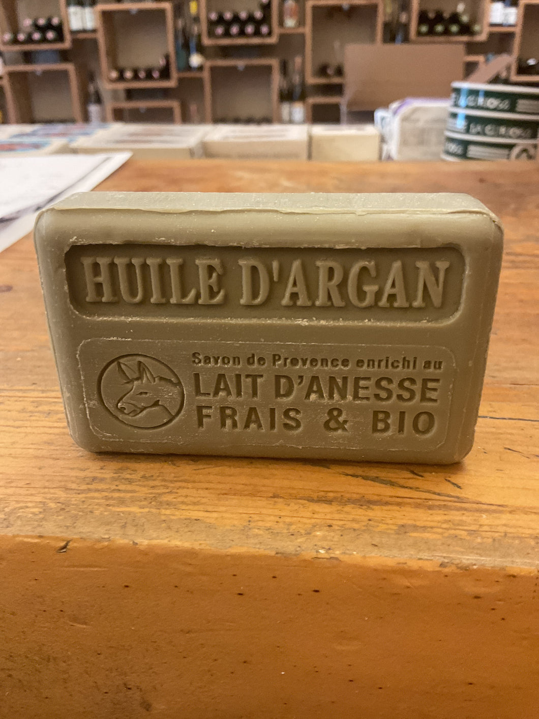 Au Savon de Marseille 100% Argan oil - French soap donkey milk soap bars 100 g