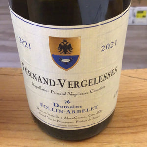 Domaine Follin-Arbelet ‘21 Pernard Vergelesses Blanc