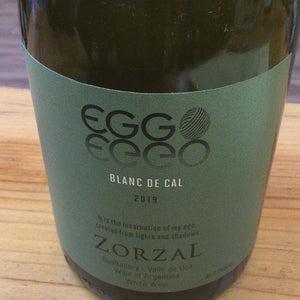 Zorzal ‘19 Eggo Blanc de Cal Sauvignon Blanc
