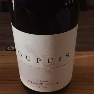 Dupuis ‘19 Pinot Noir Le Benedict