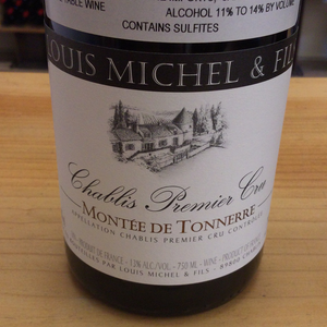 Louis Michel & Fils ‘18 Chablis 1er Cru Montee de Tonnerre