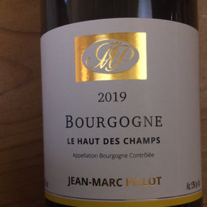 Jean-Marc Pillot ‘19 Bourgogne Blanc